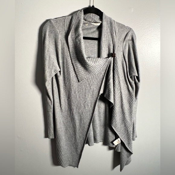 Soft‎ Surroundings Grey Wrap Cardigan- XS - Picture 1 of 7